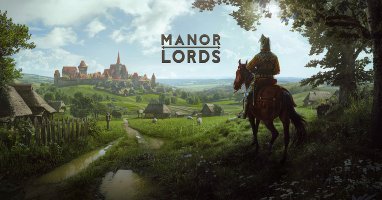 Manor Lords final key art with logo
