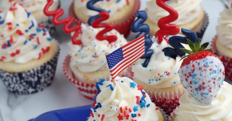 Homemade 4th of July cupcakes recipe Kids Activities Blog