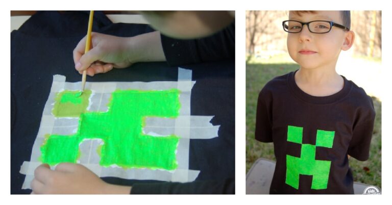 How to Make a Minecraft T Shirt Kids Activities Blog FB