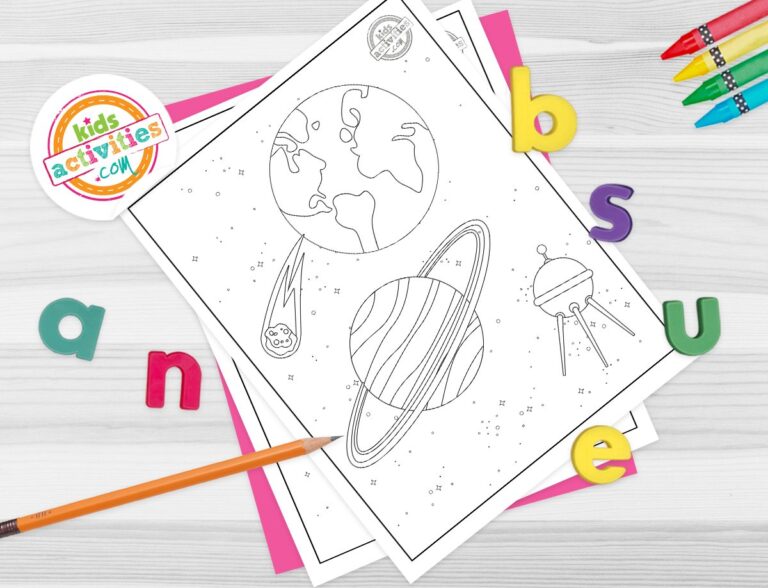 Space Coloring Pages Facebook