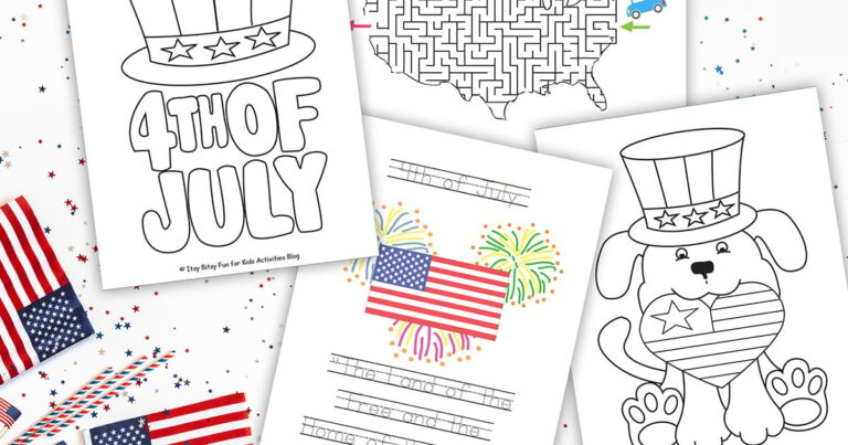 Fourth of July Printable Social