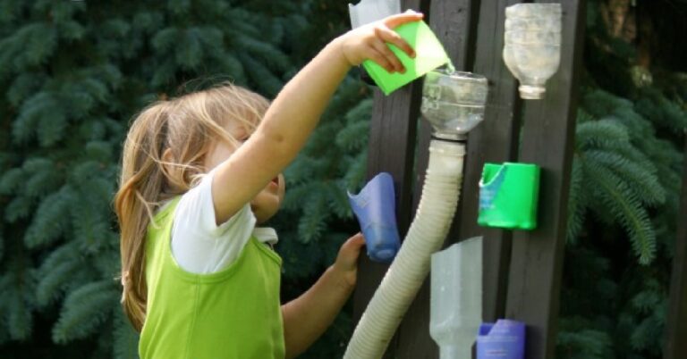 How to make easy backyard water wall for kids Kids Activities Blog fb