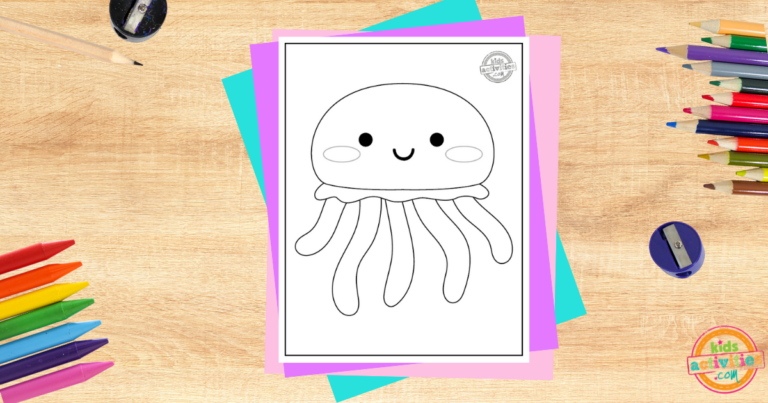 Jellyfish Coloring Sheet Kids Activities Blog