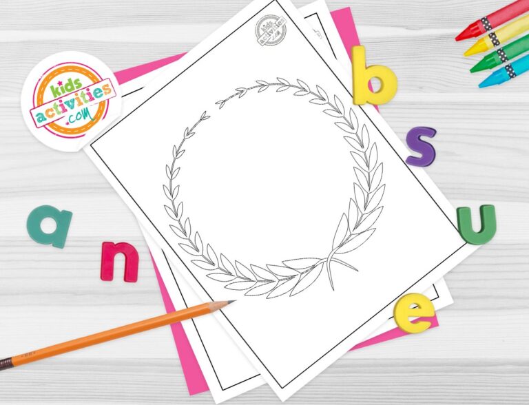 Laurel Wreath Crown Coloring Pages Facebook