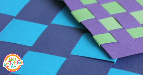 Paper Weaving Craft for Kids FB