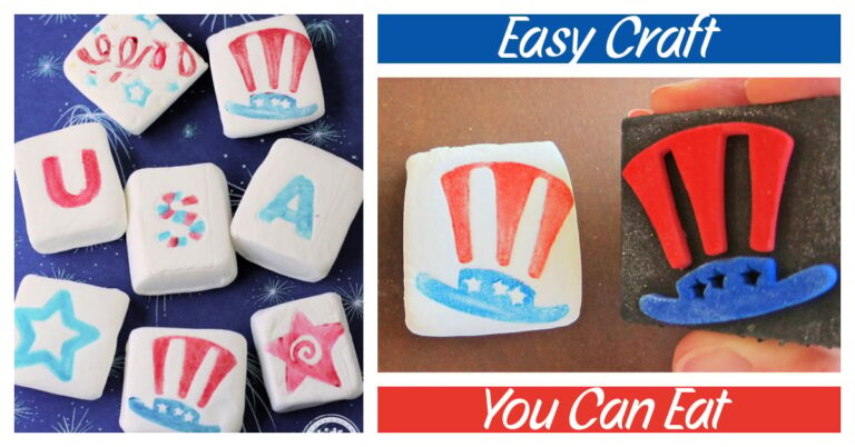 Patriotic Stamped Marshmallows Kids Activities Blog FB