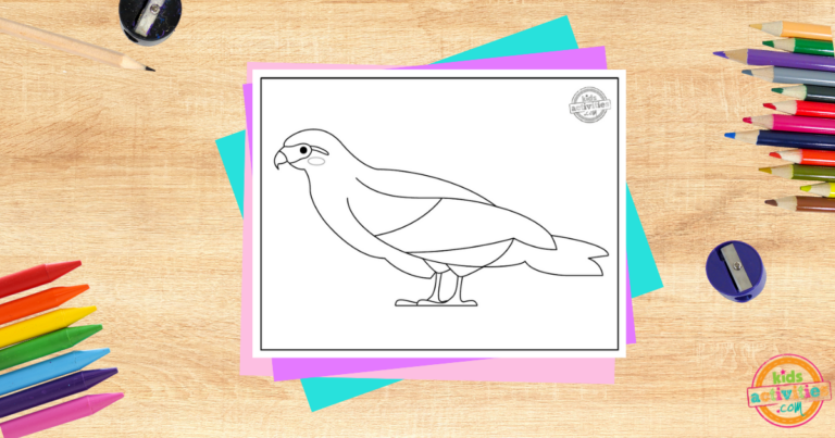 Printable Yellow Headed Caracara Coloring Page Kids Activities blog