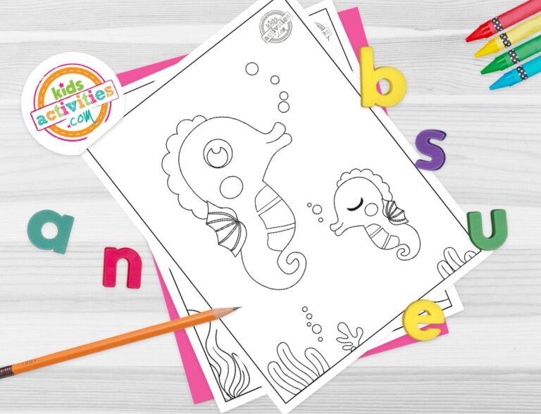 Seahorse Coloring Pages Facebook