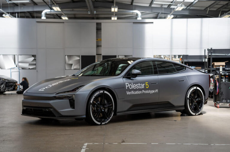 polestar 5 prototype 2023 front left quarter static 0