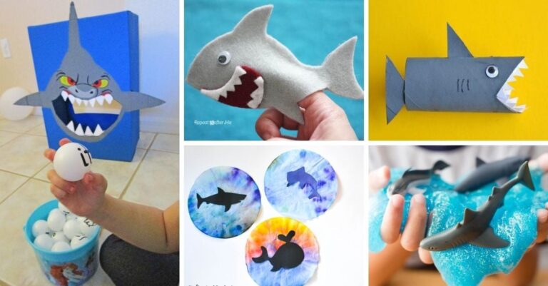 shark week kids crafts and shark activities