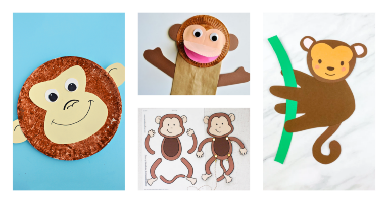 Monkey activities for preschoolers Facebook 1200x629