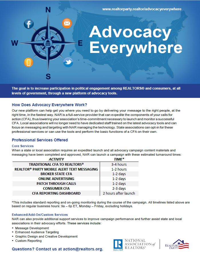 Programs Grants Grassroots Advocacy Everywhere Program Flier