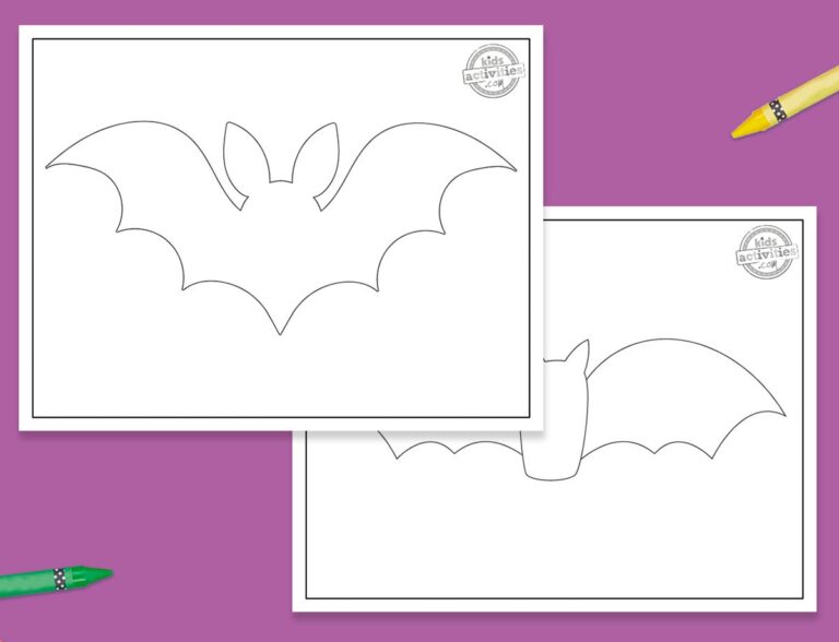 Bat Outline Printable Facebook