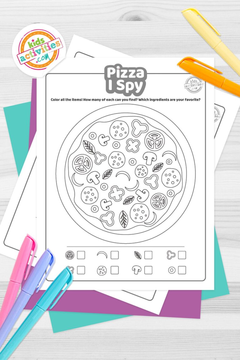 I Spy Worksheets Printable Feature Image