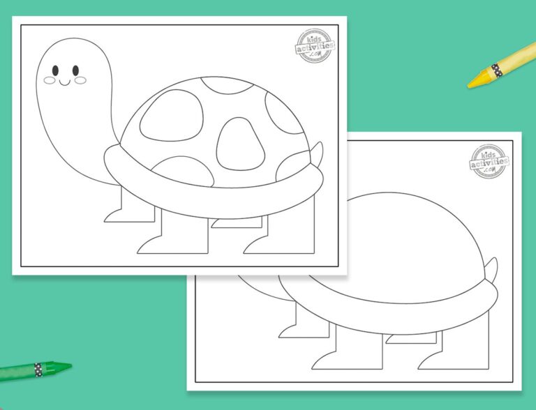 Turtle Template Printable Facebook