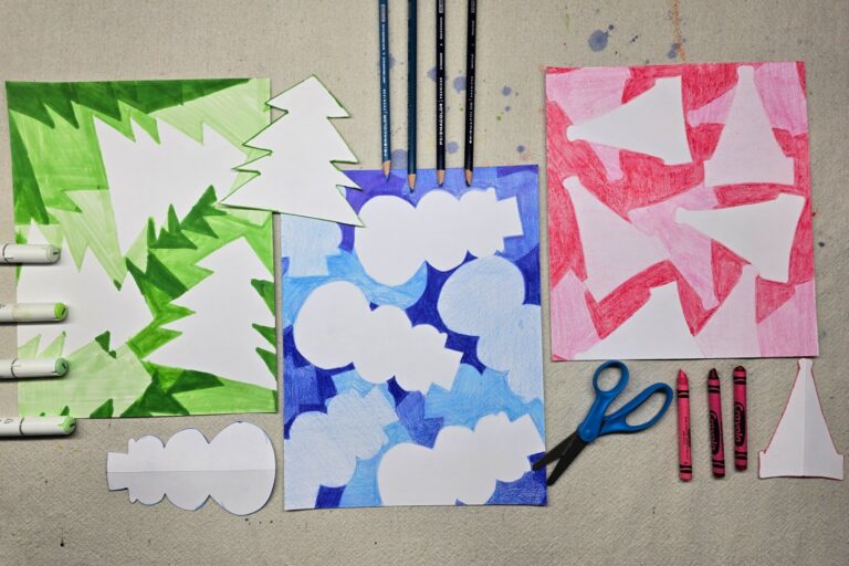 layered winter shapes complete horiz kids activities blog