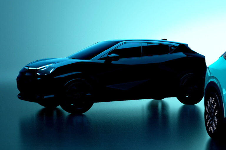 2026 nissan juke teaser image front three quarters